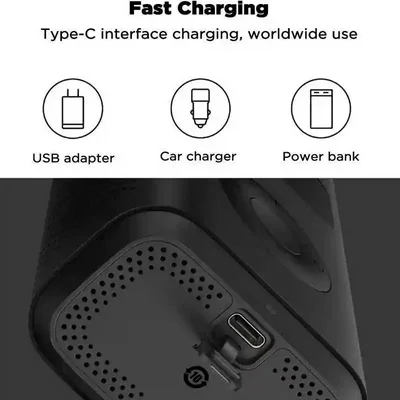 درگاه شارژ Type-C پمپ باد Xiaomi Air Compressor 1S