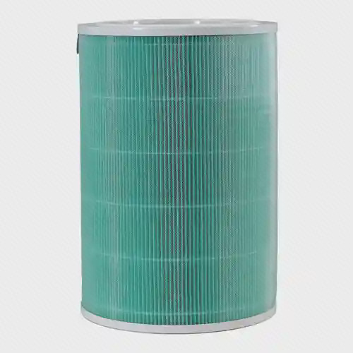 فیلتر استوانهای سبز شیائومی Air Purifier 4 از نمای جلو نمای روبهرو فیلتر سبز تصفیه هوا شیائومی Air Purifier 4