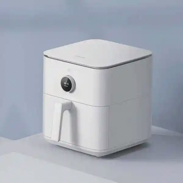 طراحی ۶.۵ لیتری هواپز Xiaomi MAF10 نمای سهربع هواپز Xiaomi MAF10 سفید روی کانتر