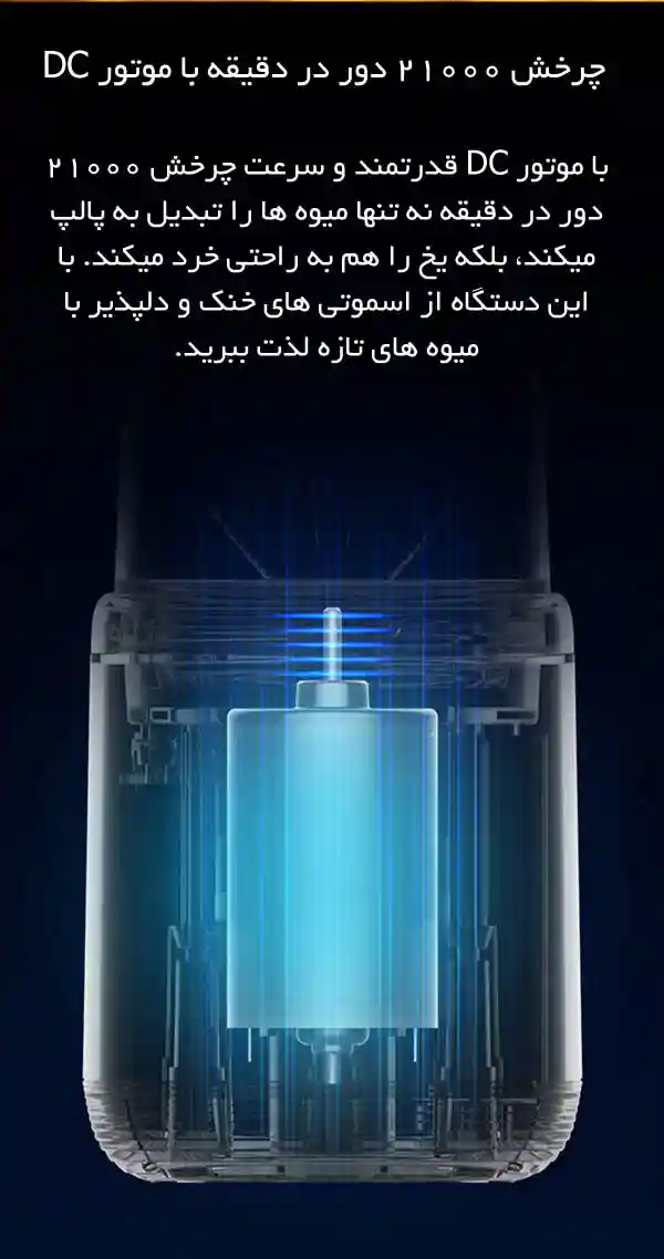 مخلوط کن شیائومی مدل Deerma NU06 باگارانتی - تصویر توضیحات 3