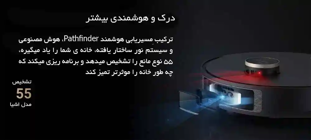 جارو رباتیک شیائومی مدل Dreame L20 Ultra - سنسور های هوشمند