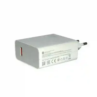 مشخصات فنی پشت شارژر Xiaomi 120W MDY-13-EE نمای پشت آداپتور ۱۲۰ وات شیائومی MDY-13-EE و پورت قرمز