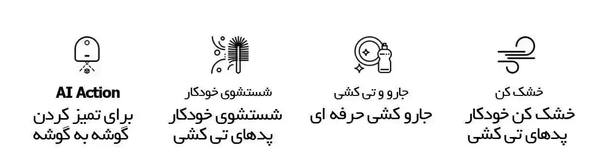 جارو رباتیک شیائومی مدل Dreame W10 Pro - تمیزی پیشرفته با پدهای دورانی و مکش قدرتمند جاروی رباتیک Dreame W10 Pro شیائومی