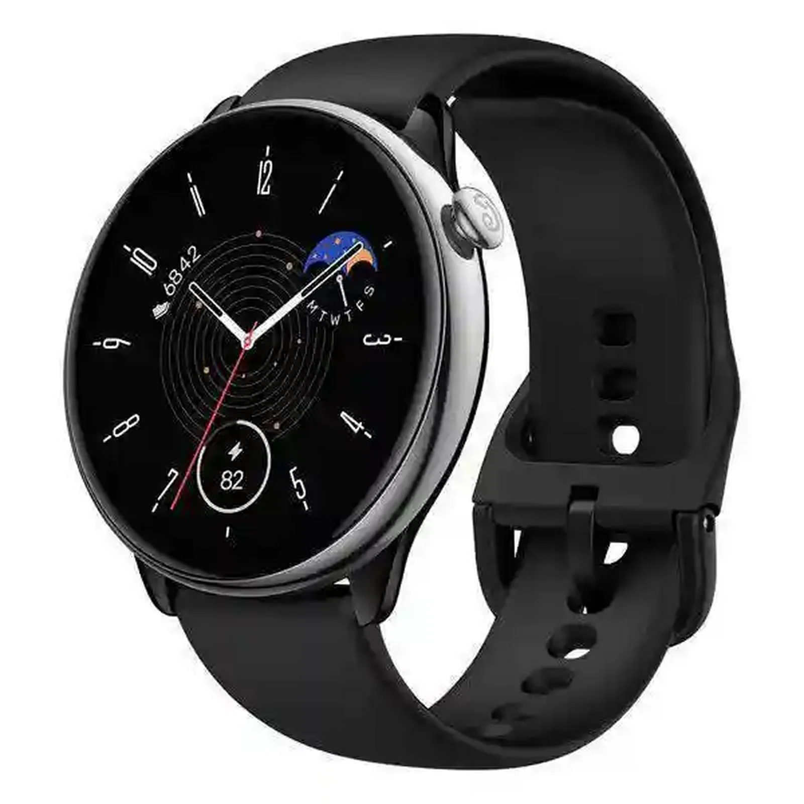 ساعت هوشمند مشکی شیائومی Amazfit GTR Mini با صفحه گرد