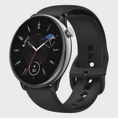 ساعت هوشمند مشکی شیائومی Amazfit GTR Mini با صفحه گرد