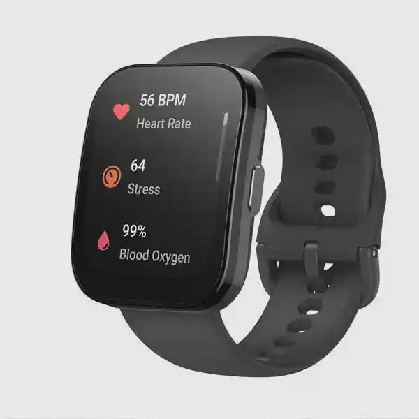 پایش سلامت در Amazfit Bip 5 نمای ضربان قلب استرس و اکسیژن خون در ساعت Amazfit Bip 5