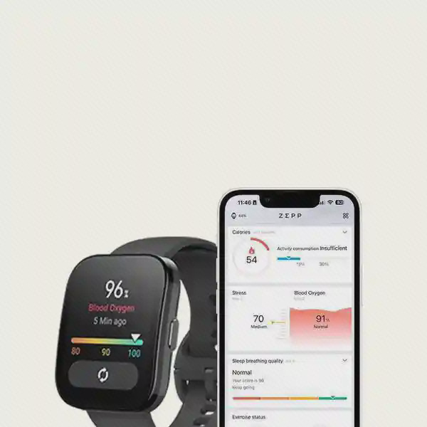 اپلیکیشن Zepp برای Amazfit Bip 5 اتصال ساعت Amazfit Bip 5 به اپلیکیشن Zepp روی تلفن