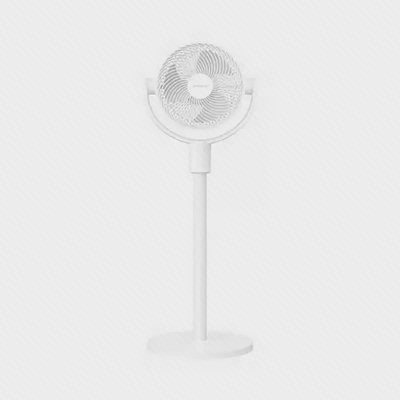 نمای کامل پنکه گردش هوای هوشمند شیائومی BPLDS11DM پنکه ایستاده شیائومی Smart Air Circulation Fan BPLDS11DM سفید از روبه رو