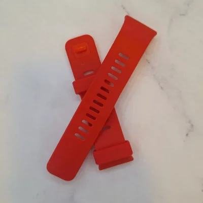 بند قرمز Redmi Watch 4 با اتصال اختصاصی ساعت بند سیلیکونی قرمز ساعت شیائومی Redmi Watch 4 دو تکه