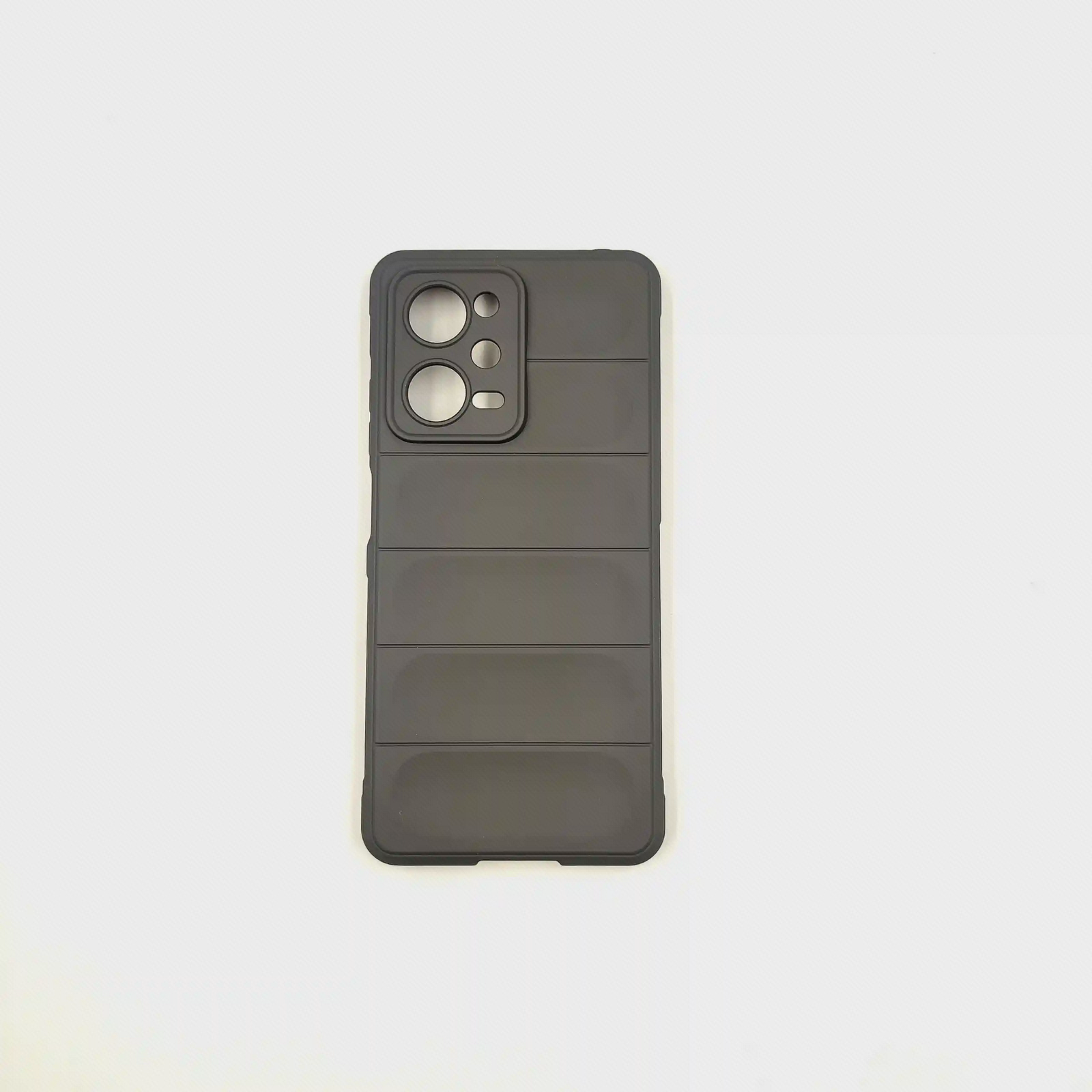 نمای پشت قاب سیلیکونی پافر مشکی شیائومی POCO X5 PRO
