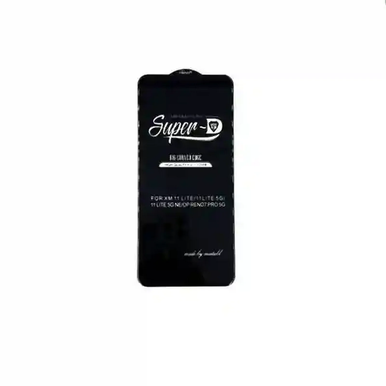 نمای روبه‌رو گلس Super D شیائومی Redmi Note 10S