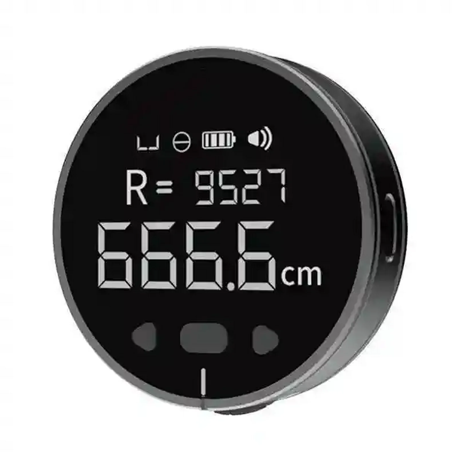 متر و خطکش الکترونیکی Atuman Mini Q نمای اصلی متر دیجیتال شیائومی Atuman Mini Q با نمایشگر روشن