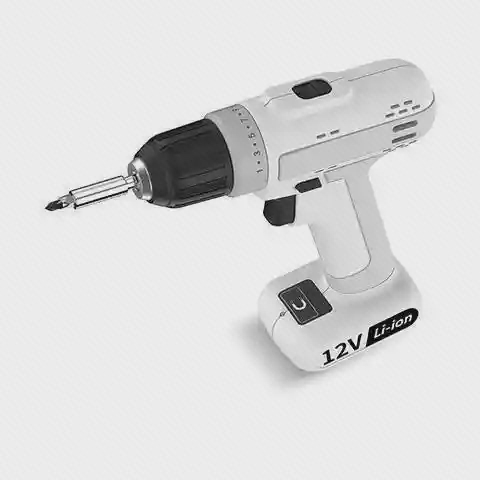 دریل و پیچ‌گوشتی شارژی سفید MarsWorker 12V MSID1202-1