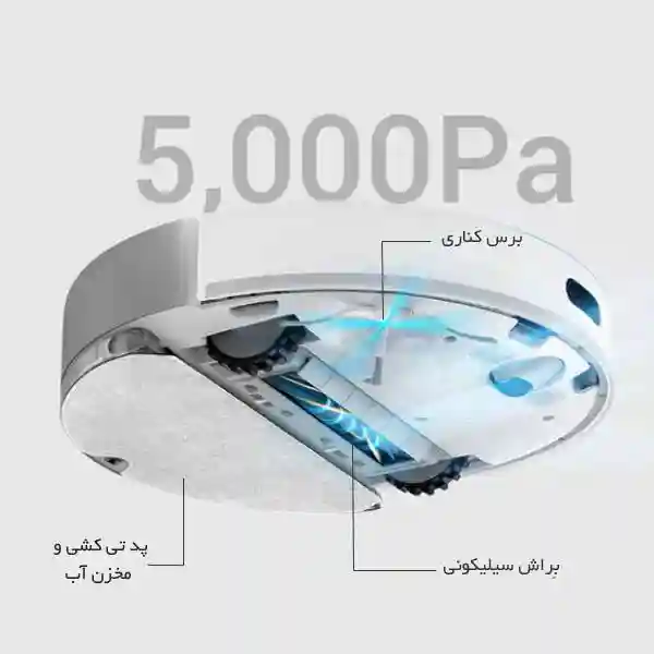 جارو رباتیک شیائومی مدل Dreame D10S - پک گلوبال - جاروی همه کاره برای خانه