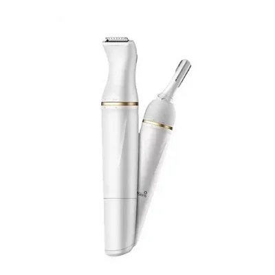 نمای اصلی ماشین اصلاح سفید WellSkins WX-TM01 ماشین اصلاح صورت و بدن شیائومی WellSkins WX-TM01 با دو سری
