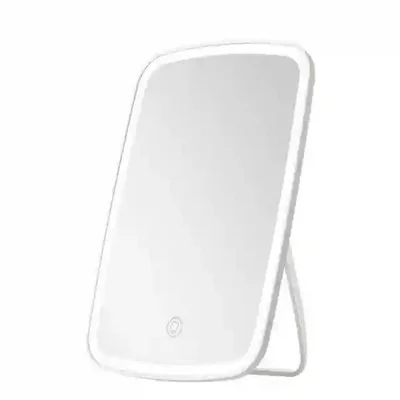 آینه آرایشی شیائومی Jordan Judy NV505 سفید با نور دور قاب