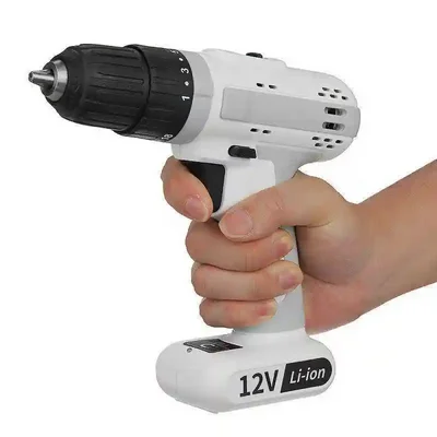 طراحی دسته دریل MarsWorker MSID1202-2 هنگام استفاده گرفتن دریل شارژی MarsWorker 12V در دست
