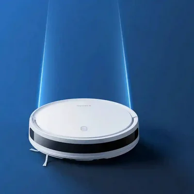 حرکت هدایت‌شده جارو رباتیک Xiaomi E10 روی مسیر مستقیم