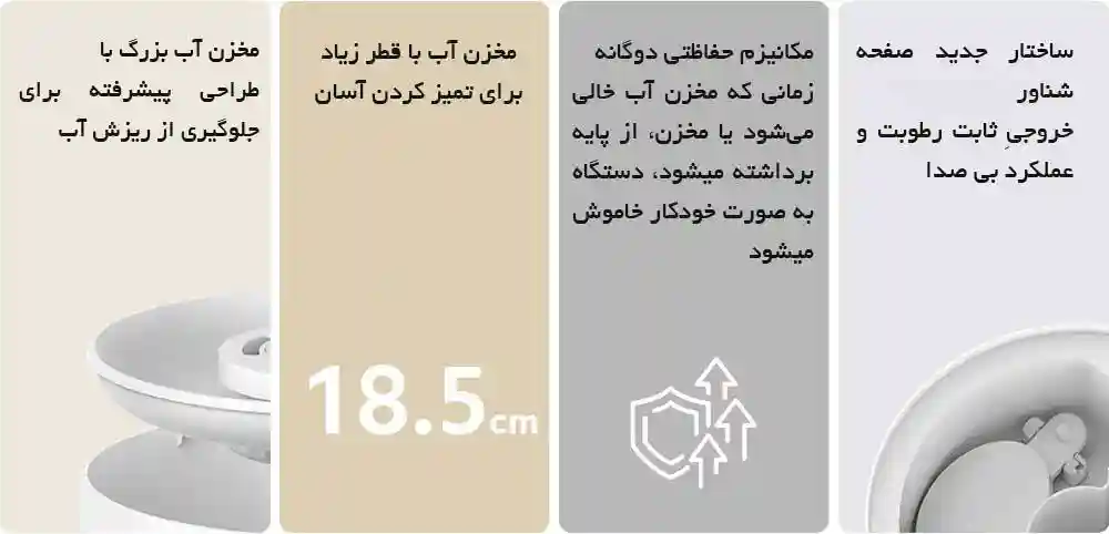 رطوبت ساز هوشمند شیائومی مدل Smart Humidifier 2 MJJSQ05DY - تصویر توضیحات 10
