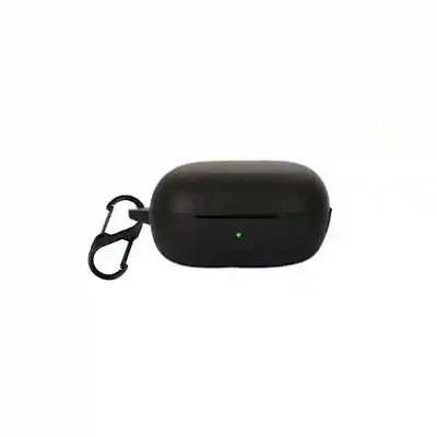 کاور مشکی QCY T13 ANC نمای کامل کاور مشکی هندزفری QCY T13 ANC با کارابین