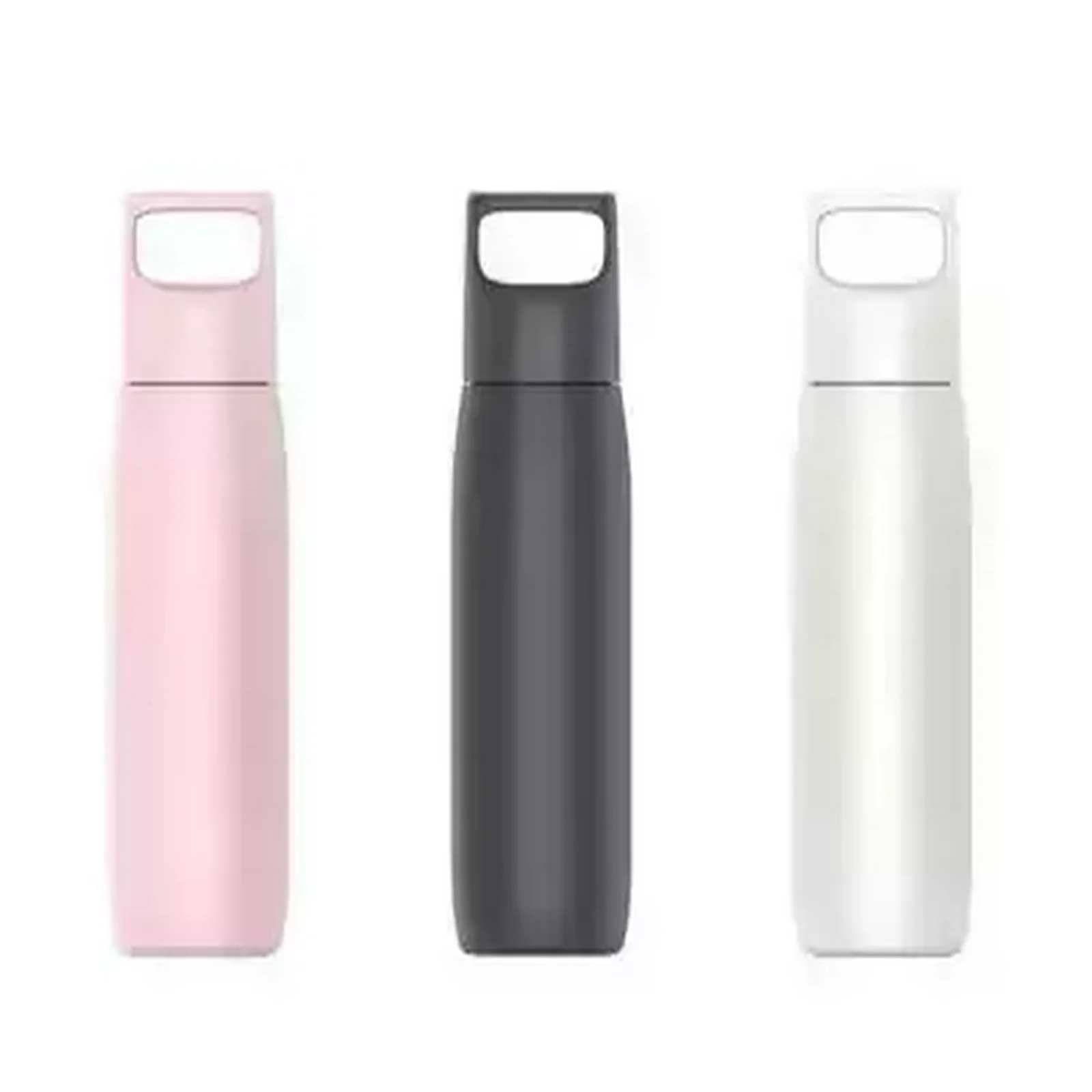 رنگبندی فلاسک FANHOME 450ML فلاسک شیائومی FANHOME ظرفیت ۴۵۰ میلیلیتر در سه رنگ صورتی مشکی و سفید
