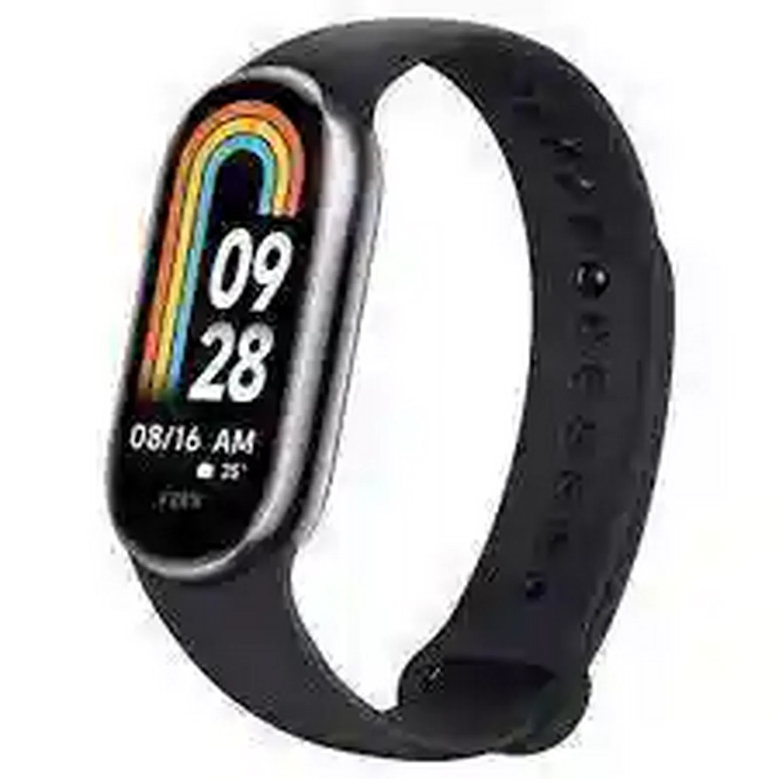 مچ‌بند هوشمند شیائومی Mi Band 8 مشکی نمای سه‌رخ