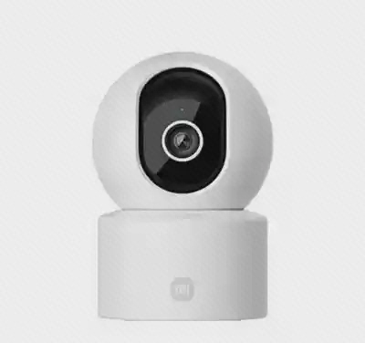 نمای روبه رو Xiaomi Smart Camera C302 دوربین نظارتی هوشمند شیائومی C302 سفید با لنز مرکزی