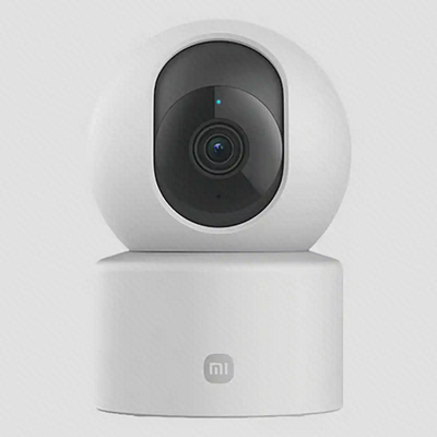 نمای روبه رو Xiaomi Smart Camera C201 دوربین نظارتی هوشمند شیائومی C201 سفید با لنز مشکی