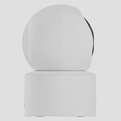 پهلو بدنه دوربین نظارتی شیائومی C201 نمای جانبی و شبکه سوراخ دار دوربین Xiaomi C201
