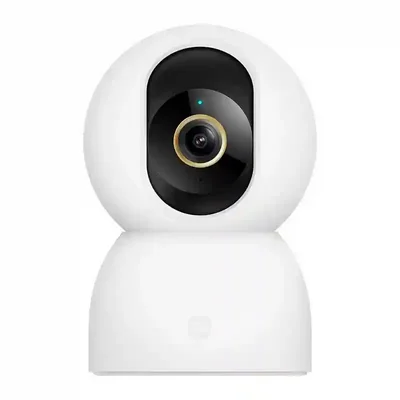 جزئیات پنل جلوی دوربین هوشمند شیائومی C701 لنز و چراغ وضعیت دوربین Xiaomi C701 با حلقه طلایی