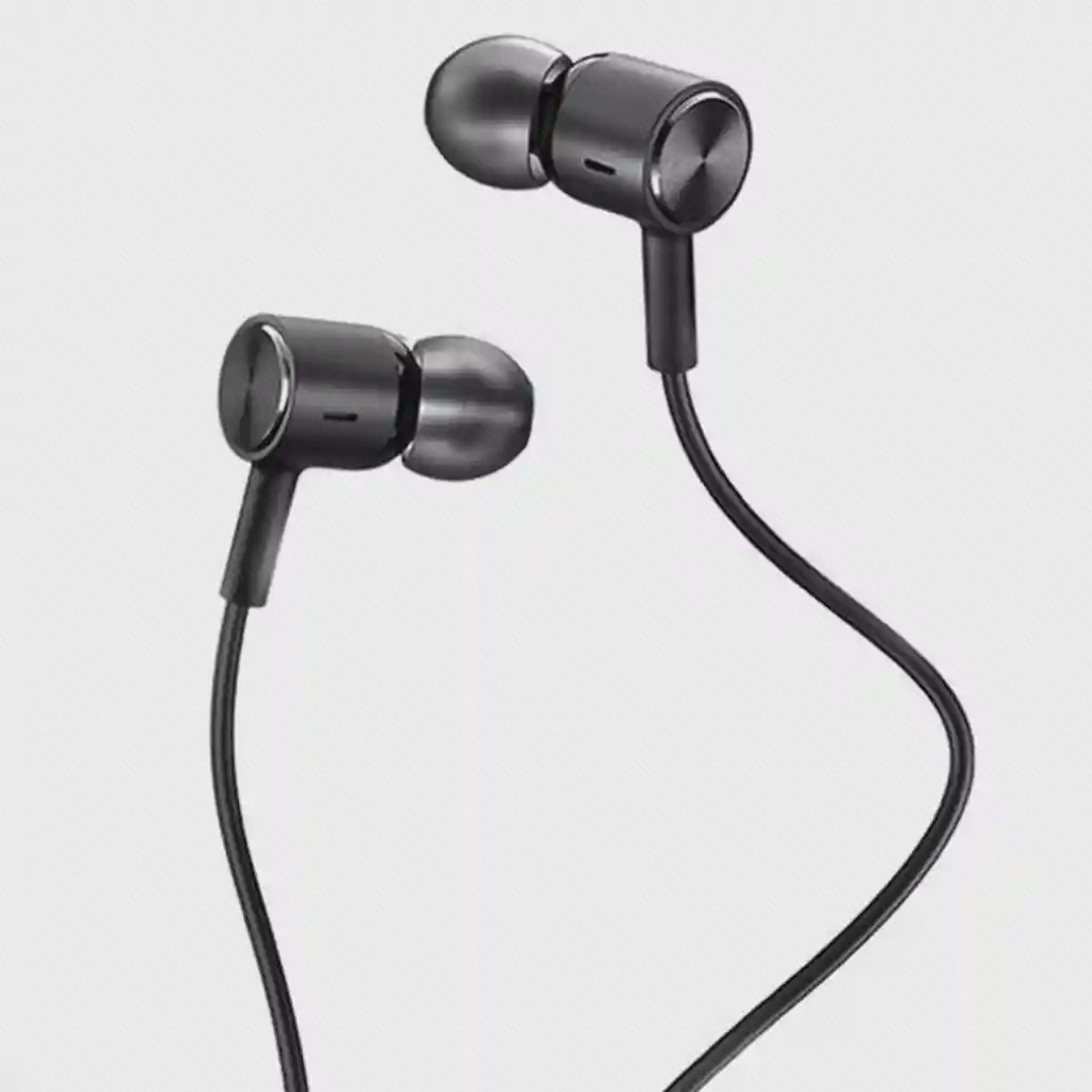 جزئیات گوشیهای Xiaomi Line Free نمای نزدیک دو ایرباد فلزی هندزفری شیائومی Line Free