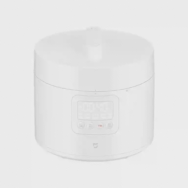 نمای اصلی زودپز Xiaomi MIJIA 5L زودپز برقی سفید شیائومی MIJIA MYL02M پنج لیتری نمای روبهرو