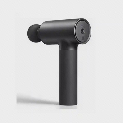 نمای عقب و کنترل Xiaomi Massage Gun پنل کنترل پشت ماساژور تفنگی شیائومی MJJMQ02-ZJ
