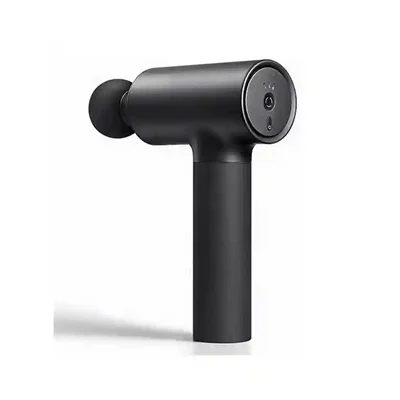 نمای عقب و کنترل Xiaomi Massage Gun پنل کنترل پشت ماساژور تفنگی شیائومی MJJMQ02-ZJ