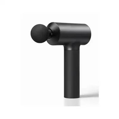 نمای جانبی Xiaomi Massage Gun MJJMQ02-ZJ ماساژور تفنگی مشکی شیائومی MJJMQ02-ZJ با سری توپی از کنار