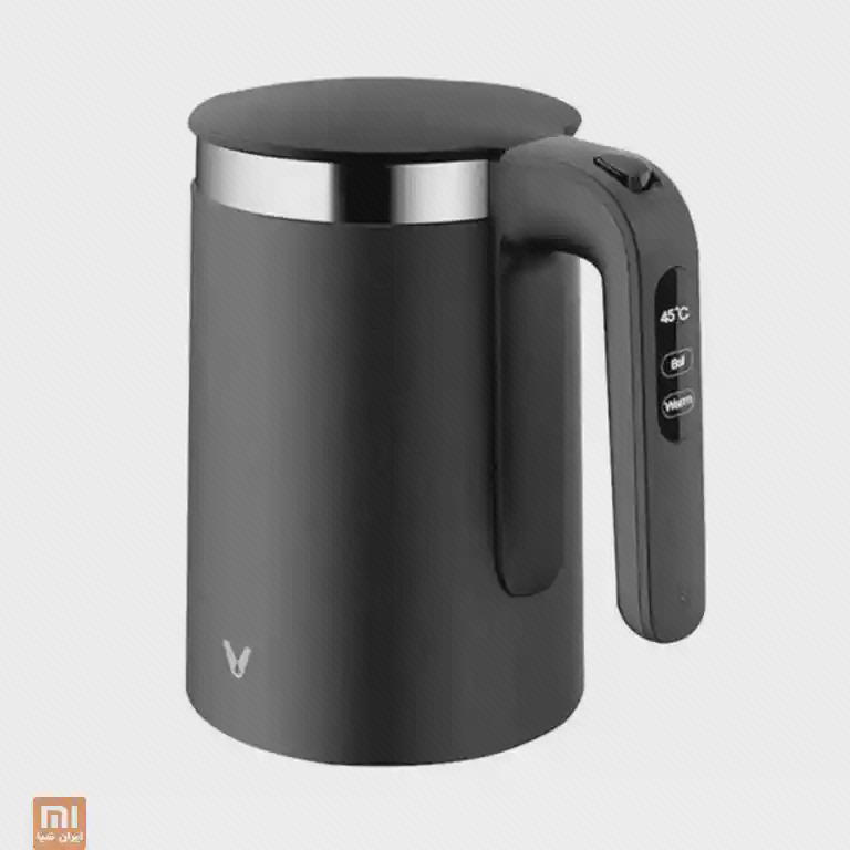 نسخه مشکی کتری هوشمند Viomi V-SK152a کتری برقی مشکی Viomi V-SK152a با کلیدهای 45 درجه Boil و Warm