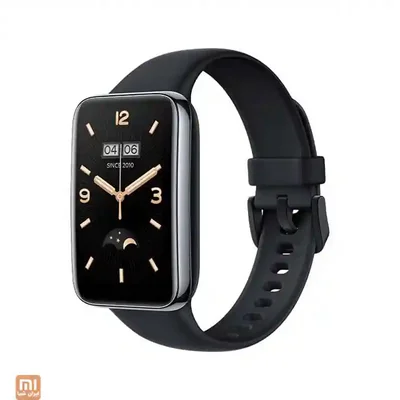 ساعت شیائومی Mi Band 7 Pro با بند مشکی ساعت هوشمند مشکی شیائومی Mi Band 7 Pro با واچفیس عقربهای