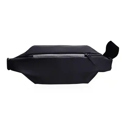 کیف کمری شیائومی M1100214 از نمای کامل کیف کمری مشکی شیائومی M1100214 با زیپ جلویی