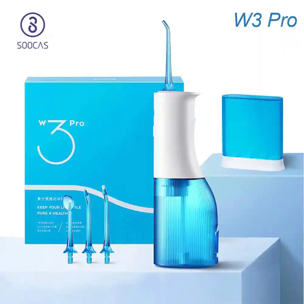 واترجت دهانشوی شیائومی مدل SOOCAS Oral Irrigator W3 Pro - 4 نازل یا سرشیلنگ تخصصی - نمای 2