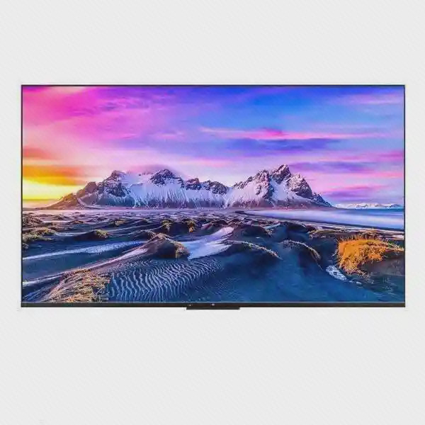 نمای صفحه بدون پایه تلویزیون Xiaomi P1 43 اینچ تلویزیون هوشمند شیائومی P1 سایز 43 اینچ با نمایش منظره کوهستان