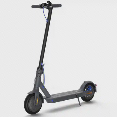اسکوتر برقی شیائومی Mi Electric Scooter 3 مشکی با جزئیات آبی
