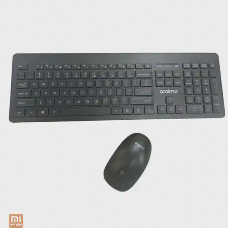 ست ماوس و کیبورد مشکی Oraimo OF-KK30 از نمای کامل