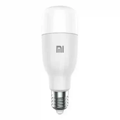 نمای لامپ Mi Smart LED Bulb Essential با سرپیچ پیچی لامپ هوشمند سفید شیائومی Mi Smart LED Bulb Essential