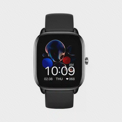 ساعت هوشمند مشکی Amazfit GTS 4 Mini با صفحه 10:09