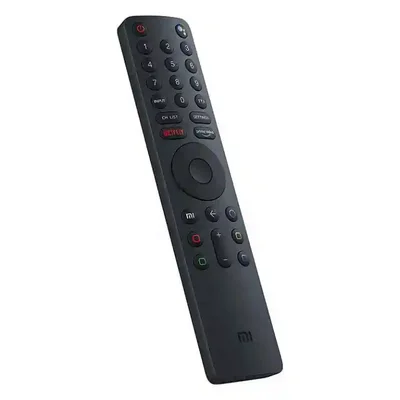 ضخامت و چیدمان کلیدهای ریموت بلوتوثی Xiaomi نمای سهرخ ریموت تلویزیون شیائومی Mi Bluetooth Voice Remote