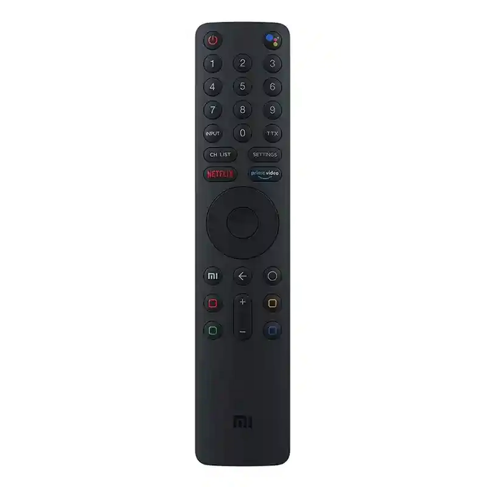 نمای مستقیم ریموت صوتی بلوتوثی تلویزیون Xiaomi ریموت کنترل مشکی تلویزیون شیائومی Mi Bluetooth Voice Remote