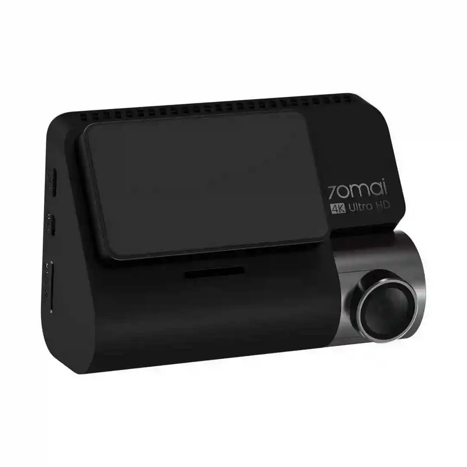 نمای نزدیک دوربین اصلی 70mai Dash Cam A800S Plus دوربین جلوی مشکی 70mai A800S Plus با لنز نقرهای 4K