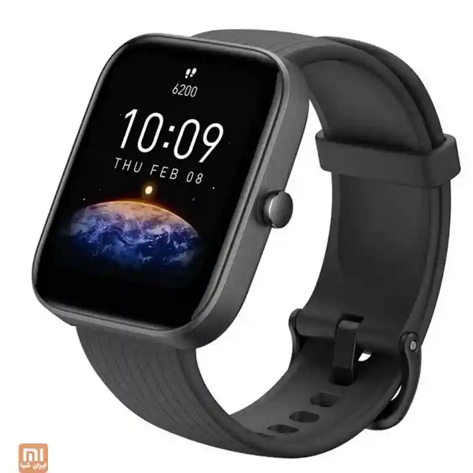 نمای اصلی ساعت Amazfit Bip 3 Pro مشکی ساعت هوشمند شیائومی Amazfit Bip 3 Pro مشکی از نمای سهرخ