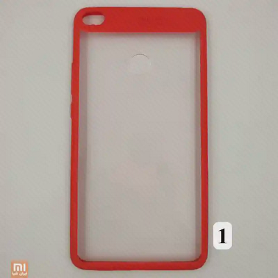 قاب کریستالی قرمز شیائومی Mi Max 2 با پشت شفاف