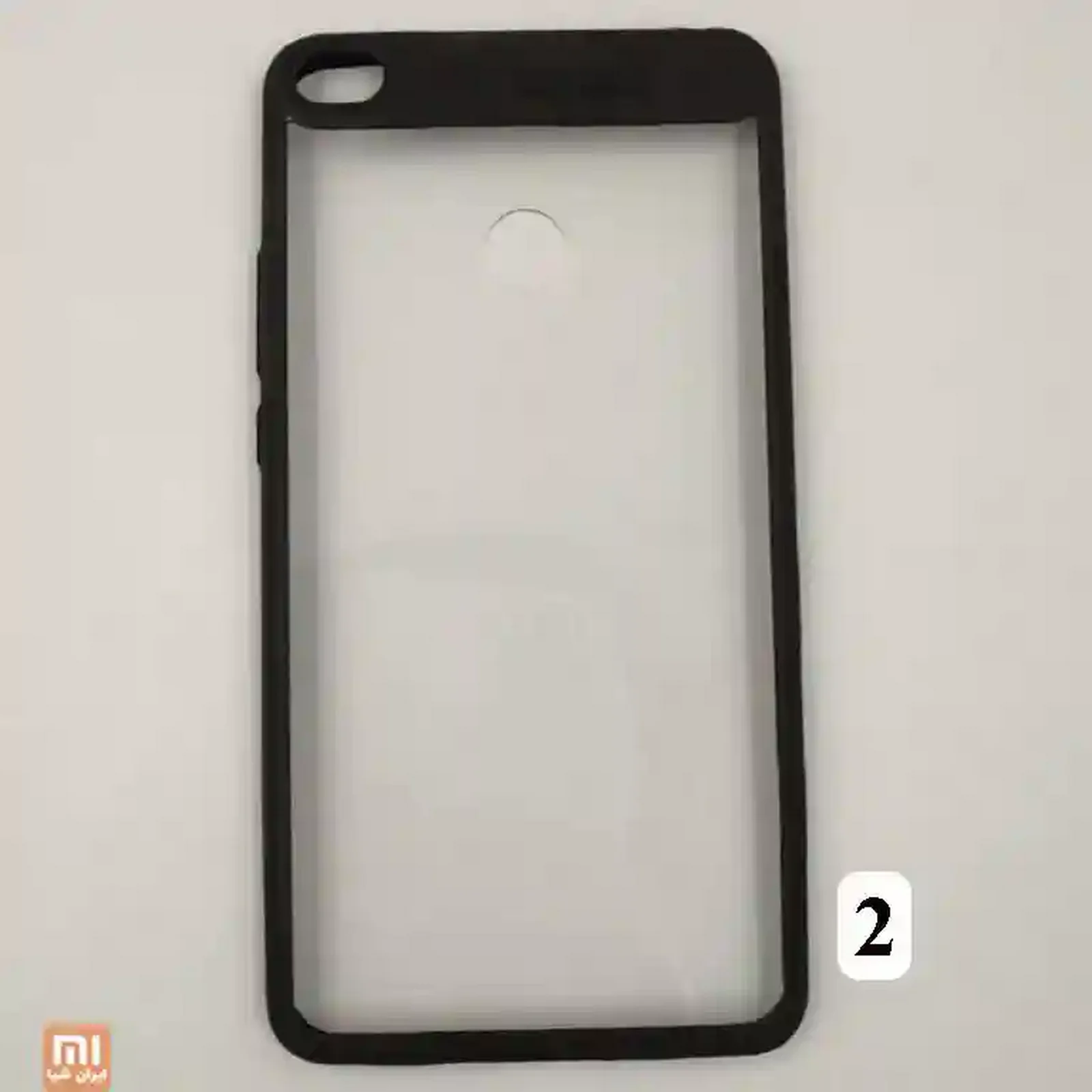 قاب کریستالی مشکی Mi Max 2 قاب کریستالی مشکی شیائومی Mi Max 2 با پنل شفاف